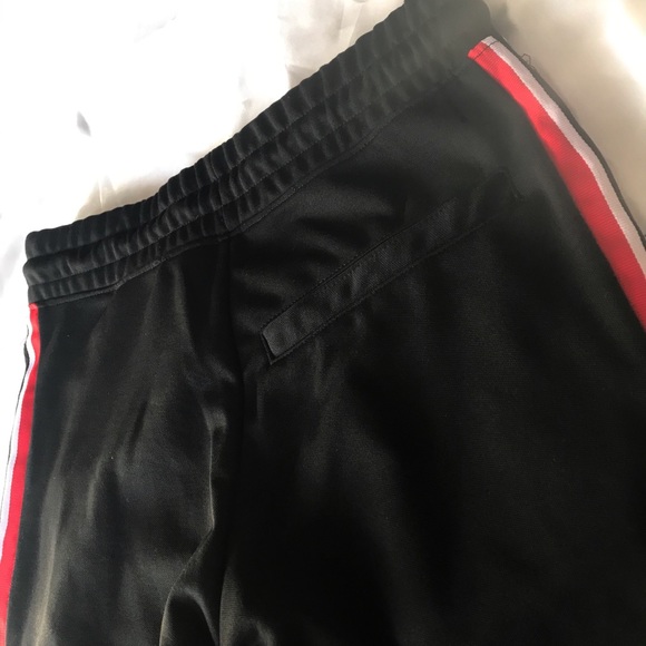 H&M Black with Red & White Stripes Joggers - Picture 3 of 5
